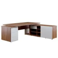 Стол рабочий на креденции и тумбе правый Zion ZIO285109