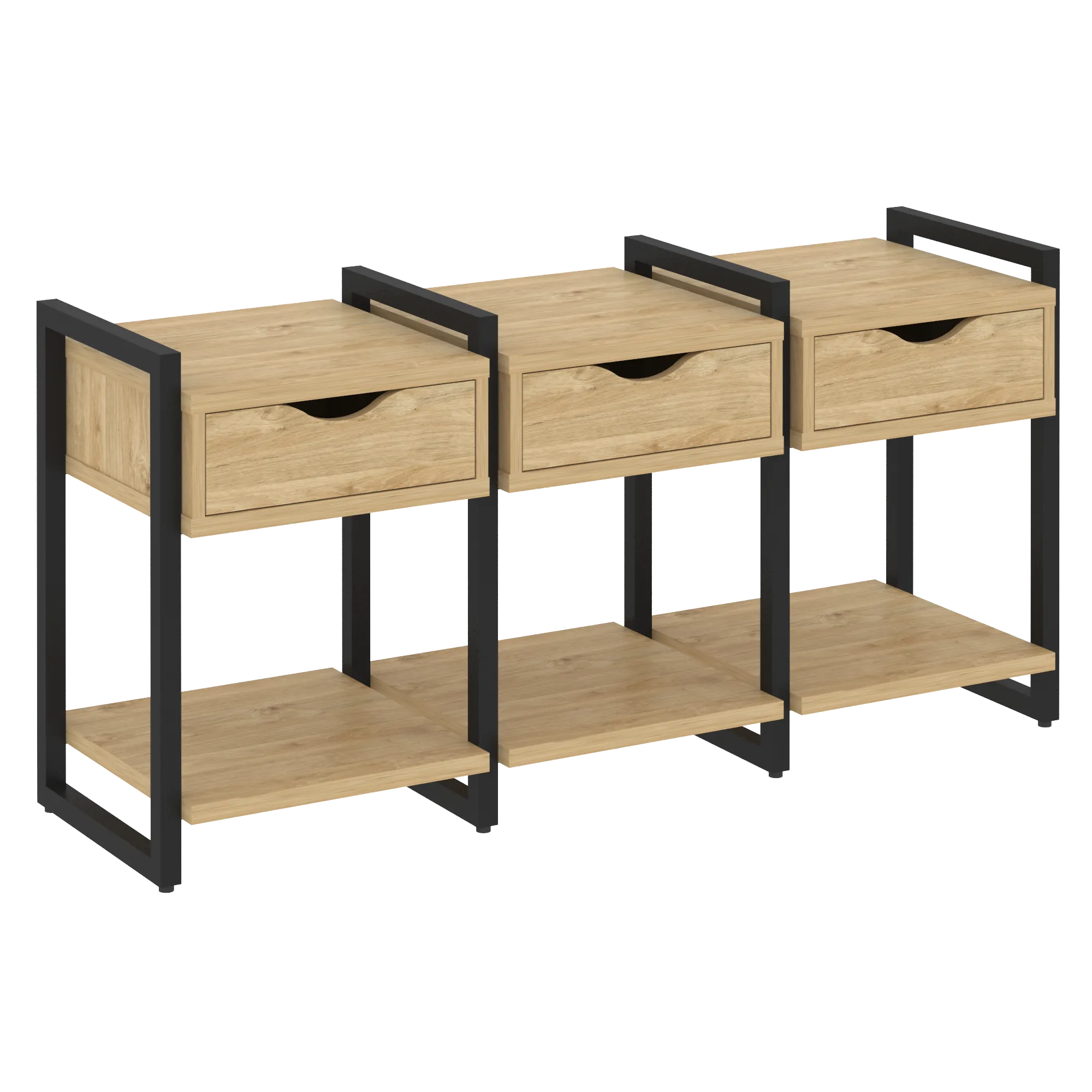 Тумба Loft на регулируемых опорах наборная VR.L-TN-4.O