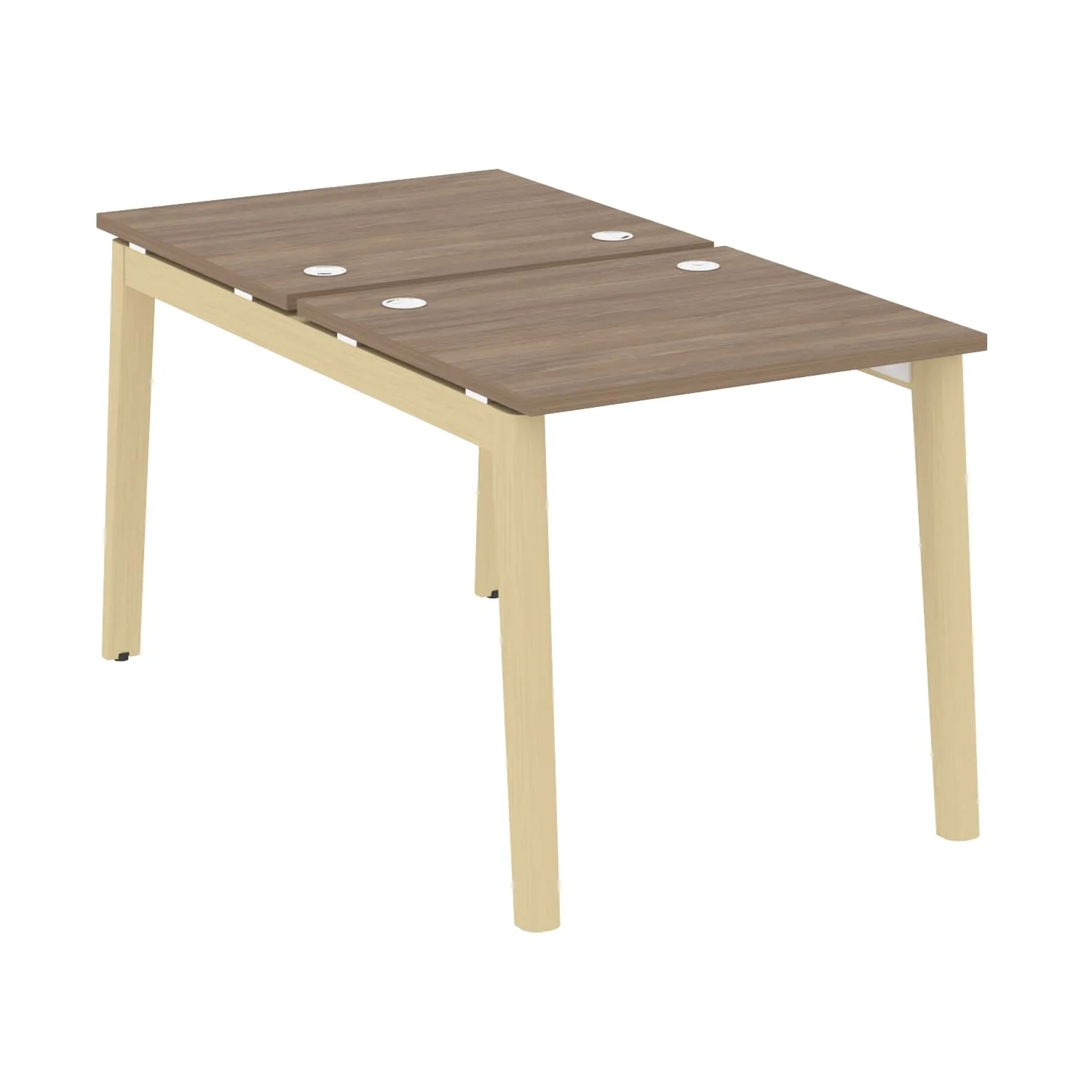 Рабочая станция (опоры - массив дерева, дуб светлый) ONIX WOOD OW.D.RS-2.0.7