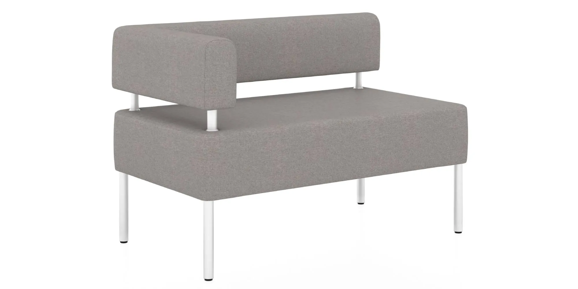 Секция двухместная с подлокотником МС