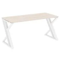 Стол рабочий на Z-образных опорах VR.L-SRZ-4.7 (денвер светлый/белый)