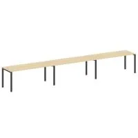 Рабочая станция на 3 раб.места на П-образном м/к БП.СМ-3.5 - Metal System