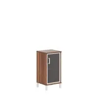 Шкаф низкий узкий со стеклом в рамке Born B411.4 правый