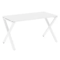 Стол рабочий на X-образных опорах VR.L-SRX-3.7 (белый брилиант/белый)