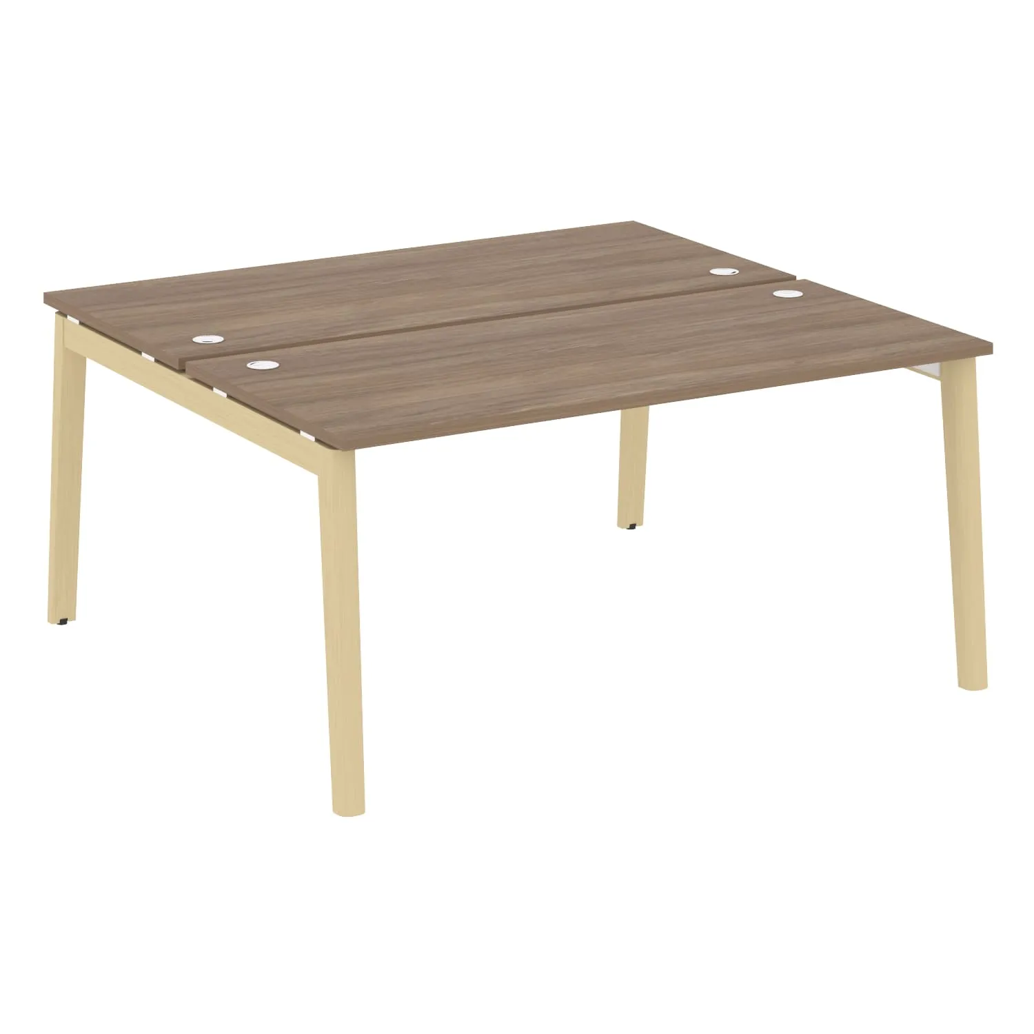 Рабочая станция (опоры - массив дерева, дуб светлый) ONIX WOOD OW.D.RS-2.4.7