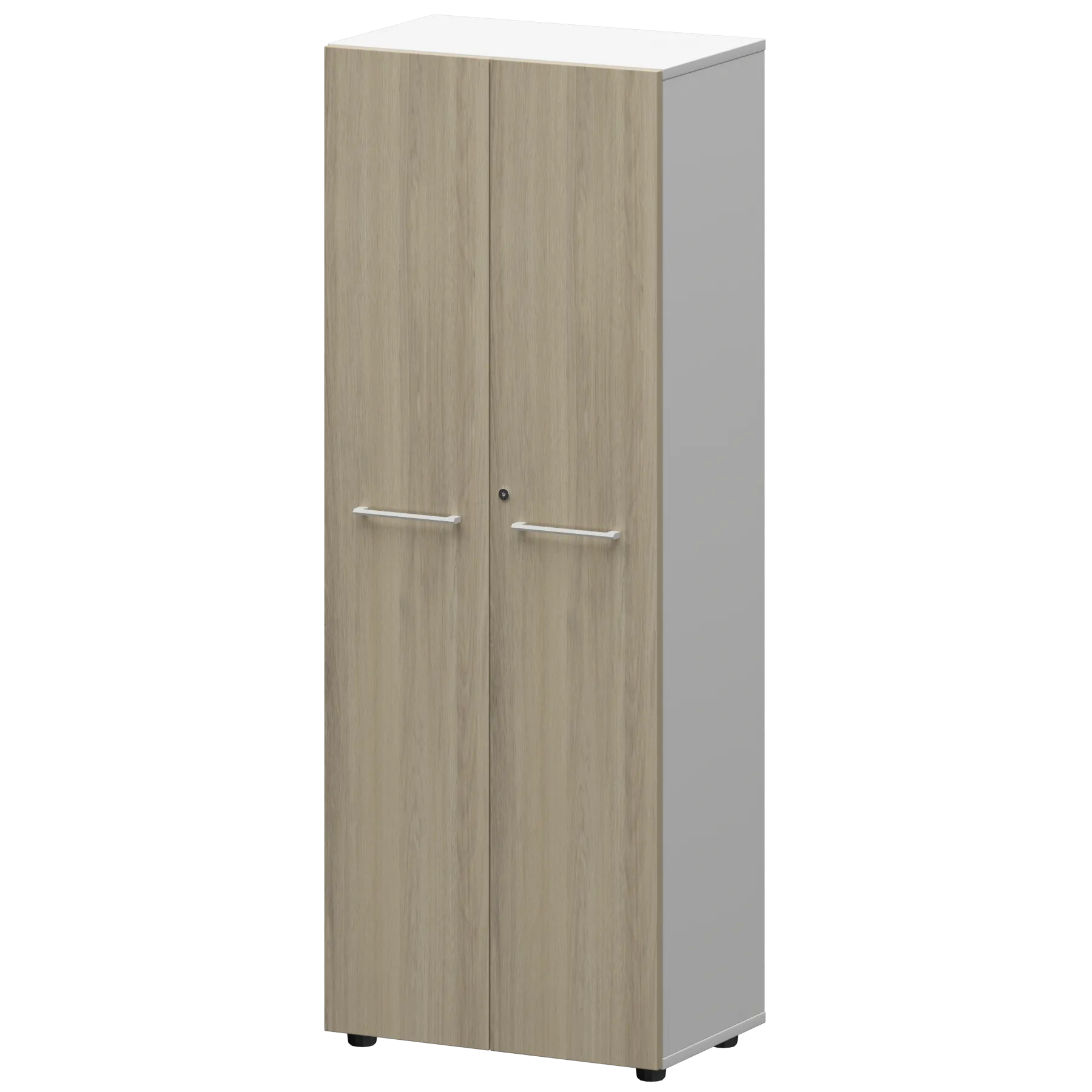 КОРТЕЗ Шкаф для одежды KZS-46 Кронберг/Белый 598x380x1595