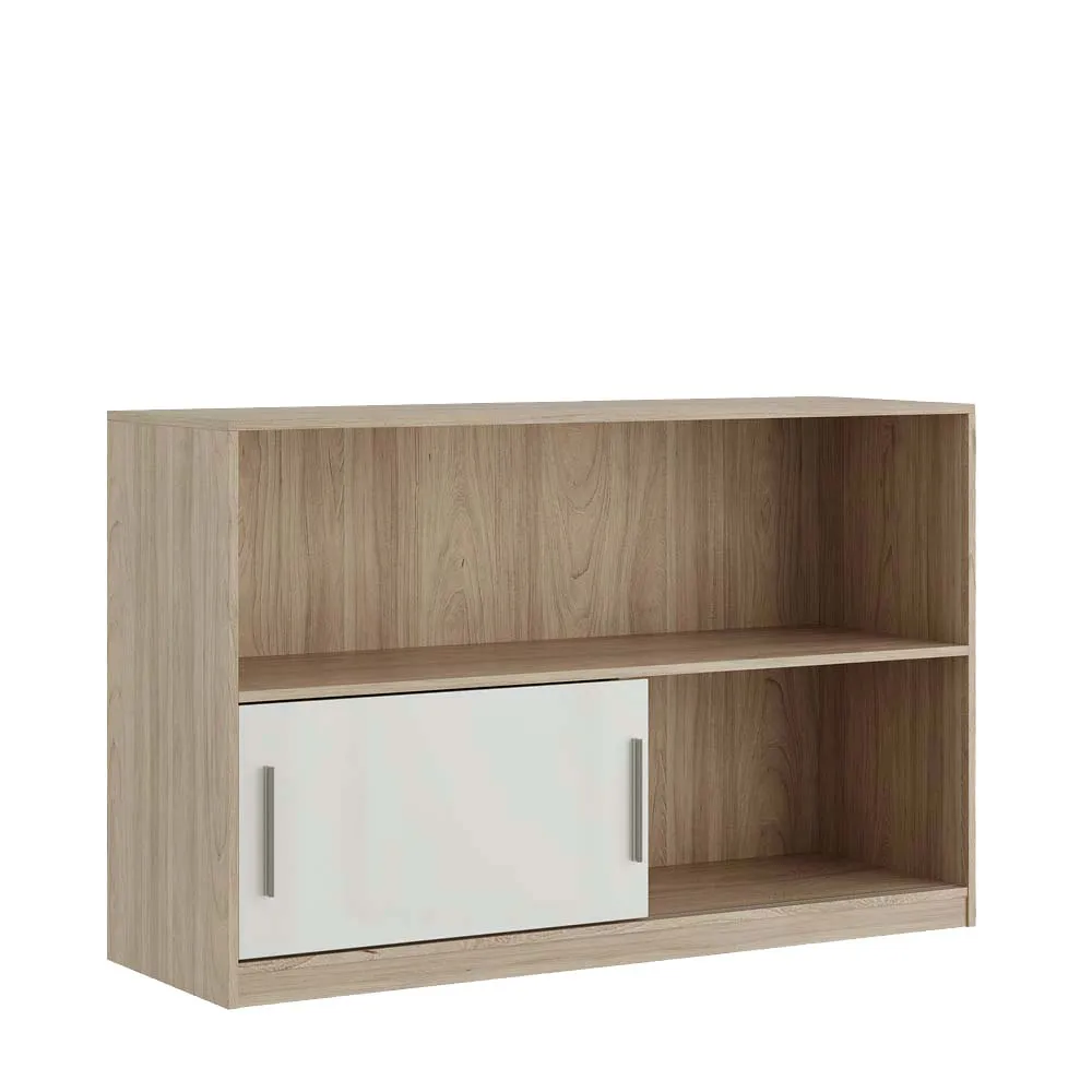 Стеллаж низкий АСТИ (Asti) AST33951621 (вяз/белый)