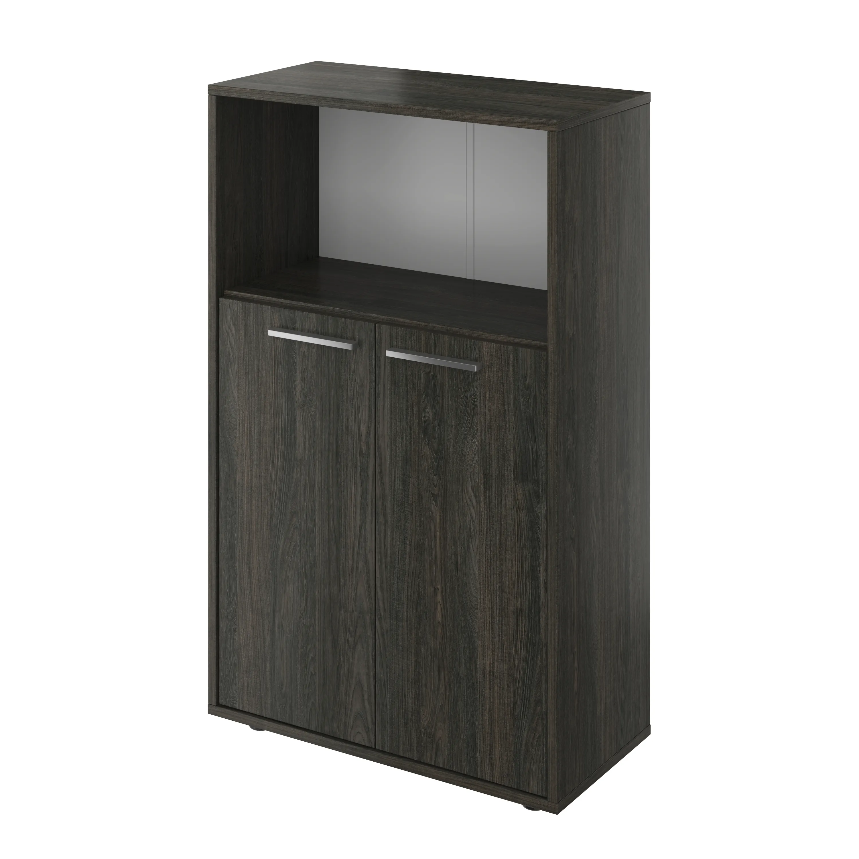 Шкаф низкий 1 откр. полка Канцлер КЦ37.12 дерево карбон