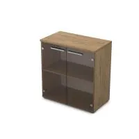 Шкаф низкий со стеклом Gloss 9Ш.023.2