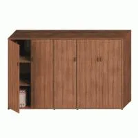 Шкаф комбинированный средний (закрытый + закрытый узкий + закрытый) Престиж Исп.25