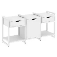 Тумба на регульруемых опорах наборная VR.L-TN-6.O (белый брилиант/белый)