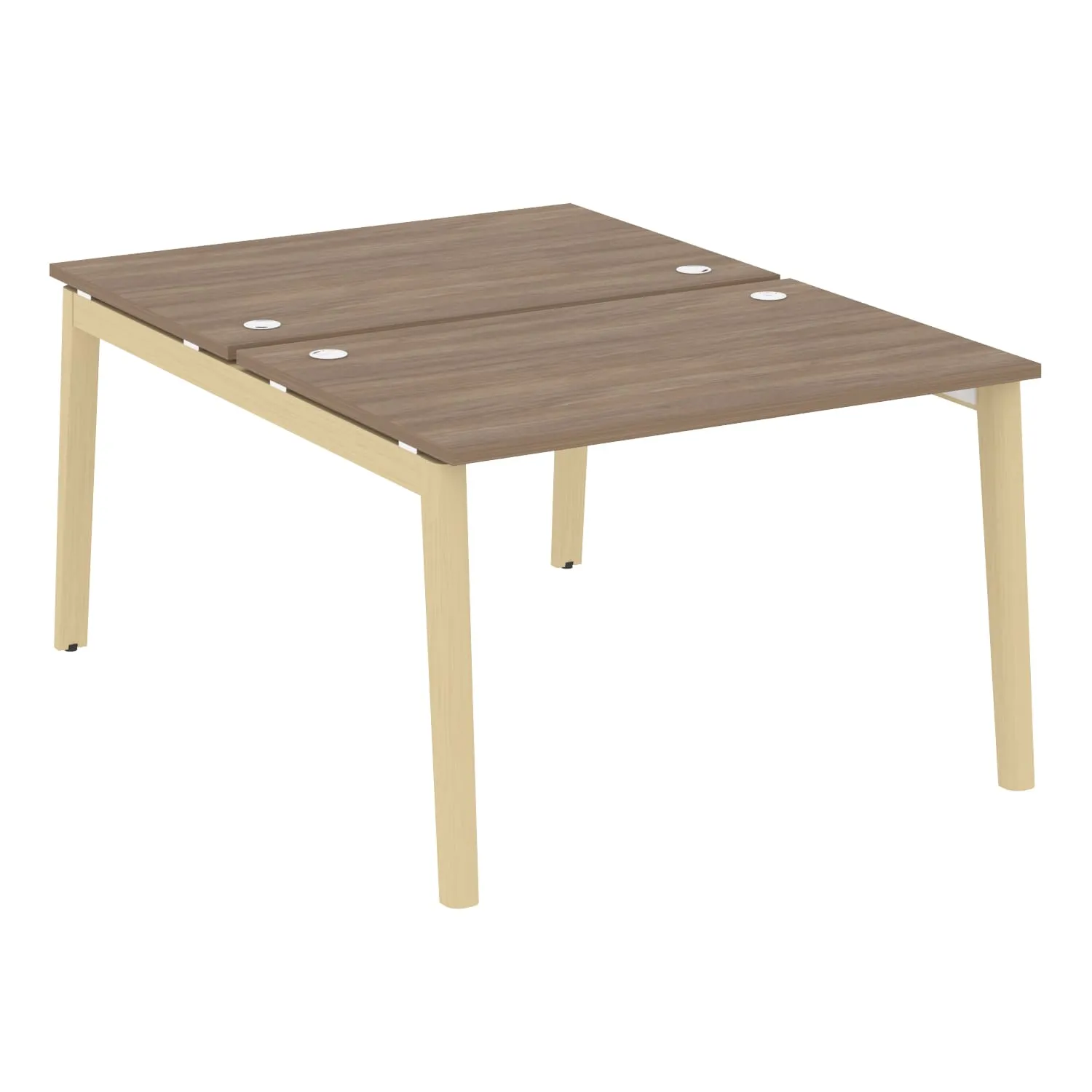 Рабочая станция (опоры - массив дерева, дуб светлый) ONIX WOOD OW.D.RS-2.2.8