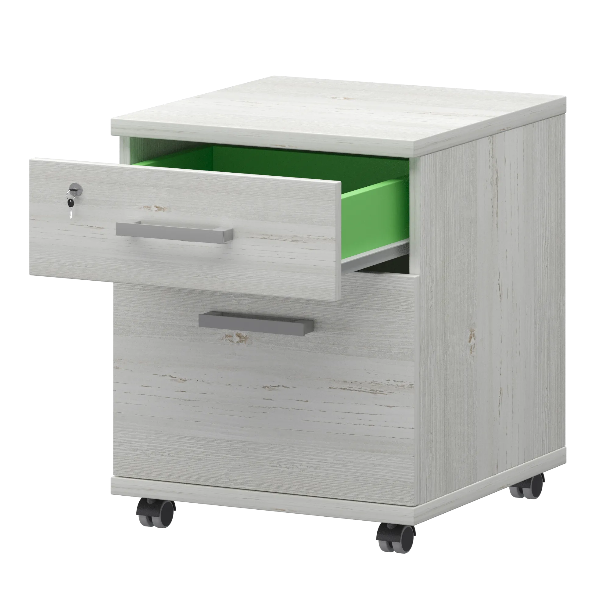 Тумба подкатная с файловым ящиком Аргентум НТ-330Ф Сосна винтер