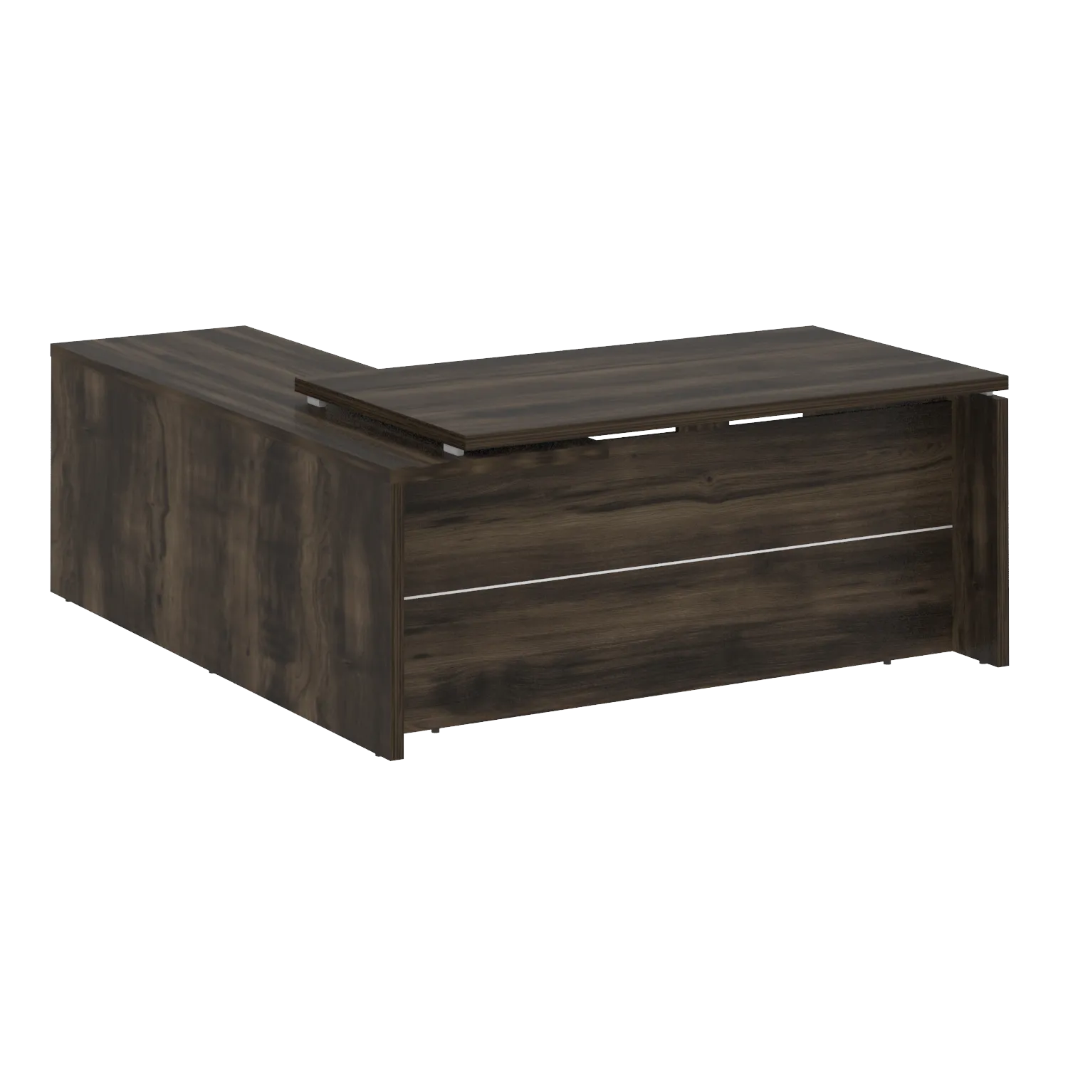 Стол руководителя угловой, правый Yalta LT.C-18 R дуб мали