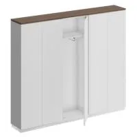 Шкаф комбинированный (закрытый - одежда узкий - закрытый) Bravo СИ 316