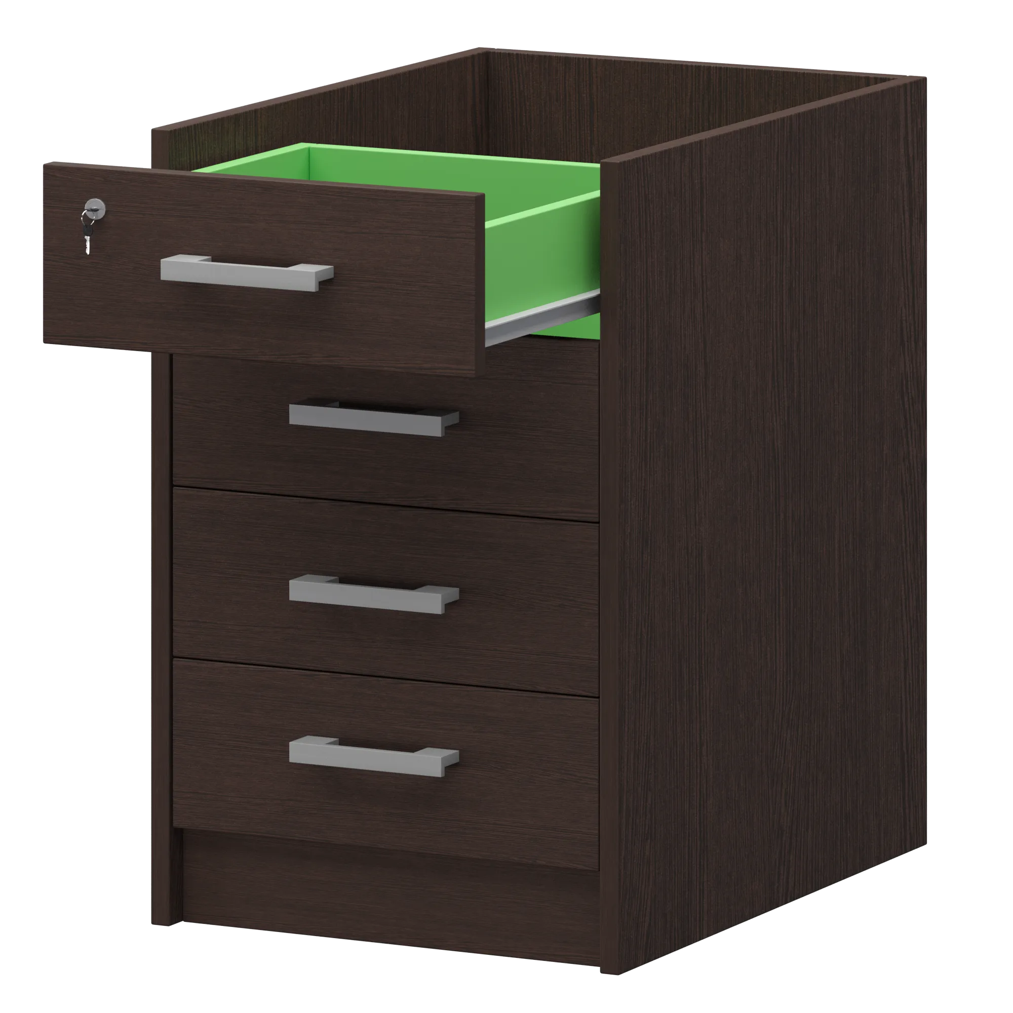 Каркас тумбы приставной Арго АТ-07 Дуб венге