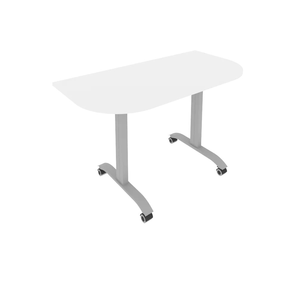 Стол радиусный складной мобильный Mobile System СМ-4.1 Белый