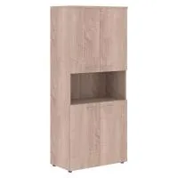 Шкаф с 2-мя комплектами глухих малых дверей и топом Xten XHC 85.4