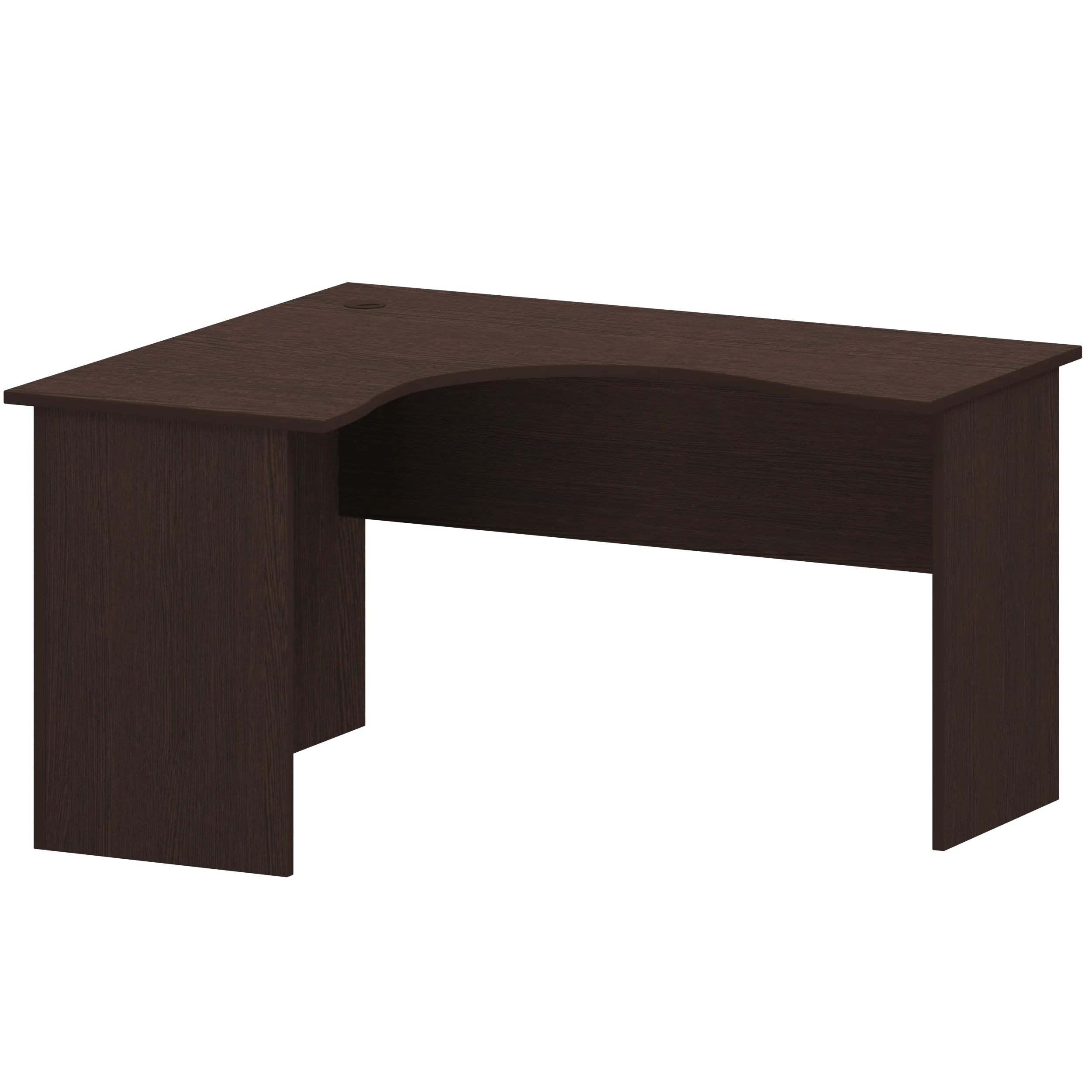 Стол криволинейный левый Арго А-204.60 L Дуб венге