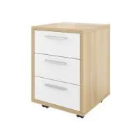 Тумба подкатная Дублин ДБ17 (акация/белый)