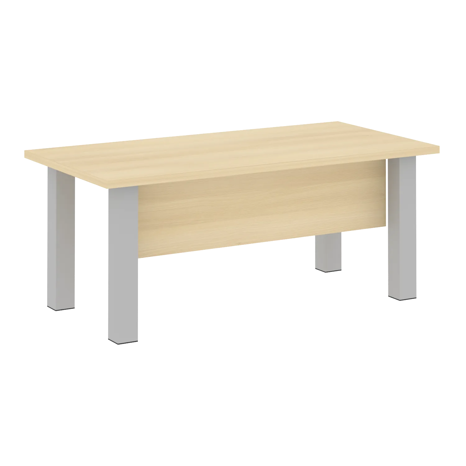 Стол руководителя прямой (опоры серые) Yalta LT.D-18.1 акация лорка