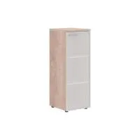 Шкаф колонка со стеклянной дверью в алюминиевой раме и топом Xten XMC 42.7 L