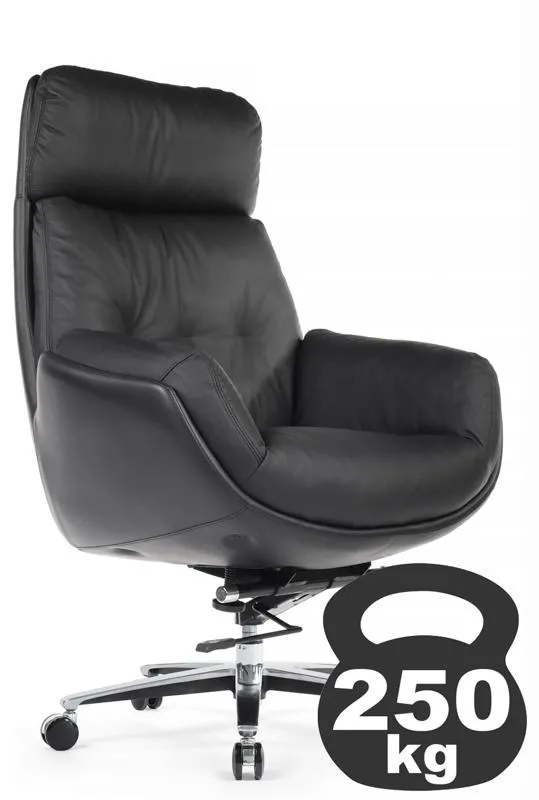 Кресло RV DESIGN Марко (Marco) LS-262A кожа черная
