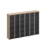 Шкаф для документов со стеклянными дверьми Reventon МЕ 381