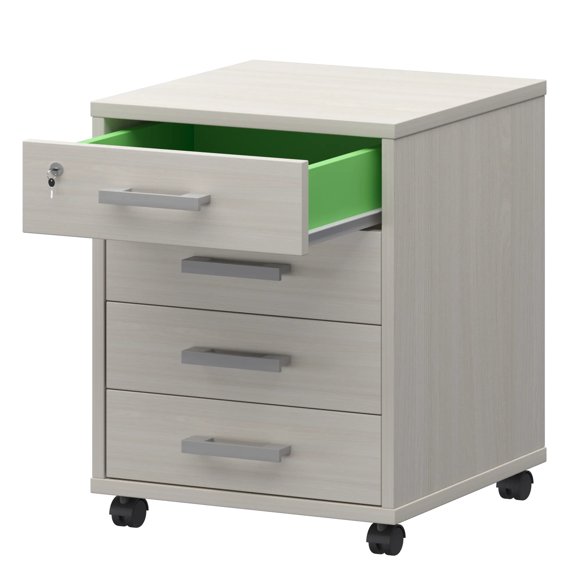 Тумба подкатная (4 ящика) Арго АТЛ-04 Ясень шимо