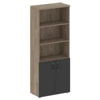 Шкаф высокий широкий (2 низких фасада ЛДСП) Shift SK.ST-1.1