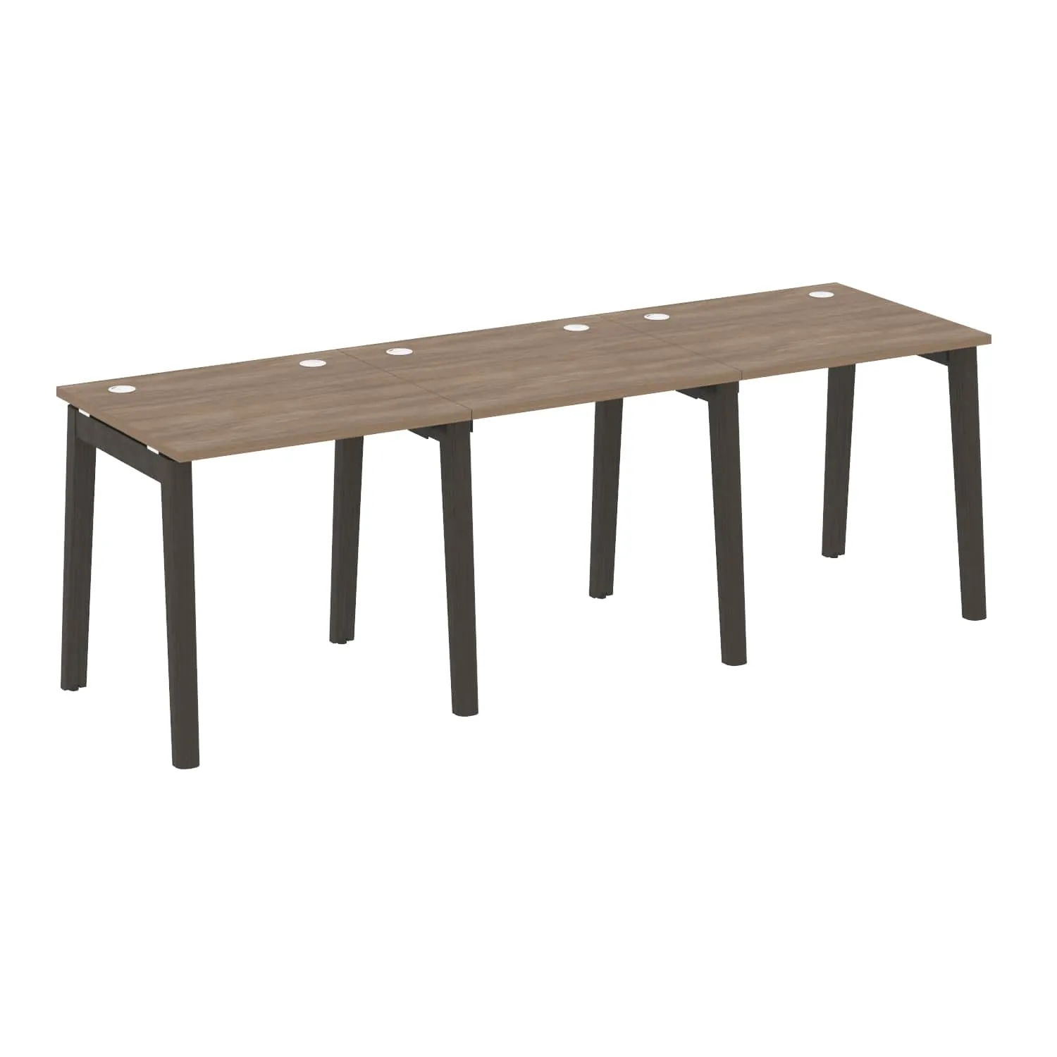 Рабочая станция (опоры - массив дерева, дуб темный) ONIX WOOD OW.RS-3.0.7