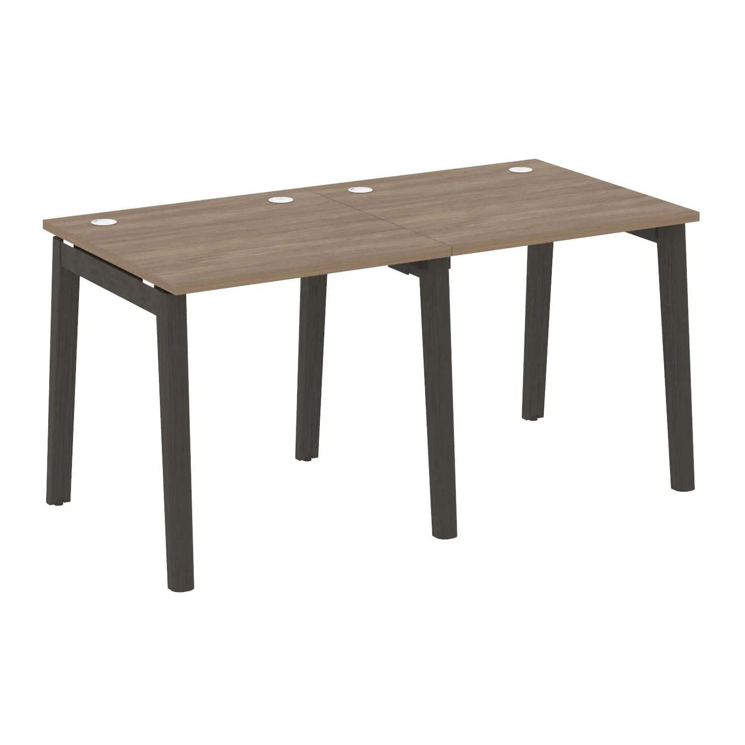 Рабочая станция (опоры - массив дерева, дуб темный) ONIX WOOD OW.RS-2.0.8