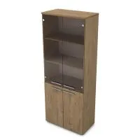 Шкаф высокий комбинированный со стеклом Gloss 9Ш.005.12