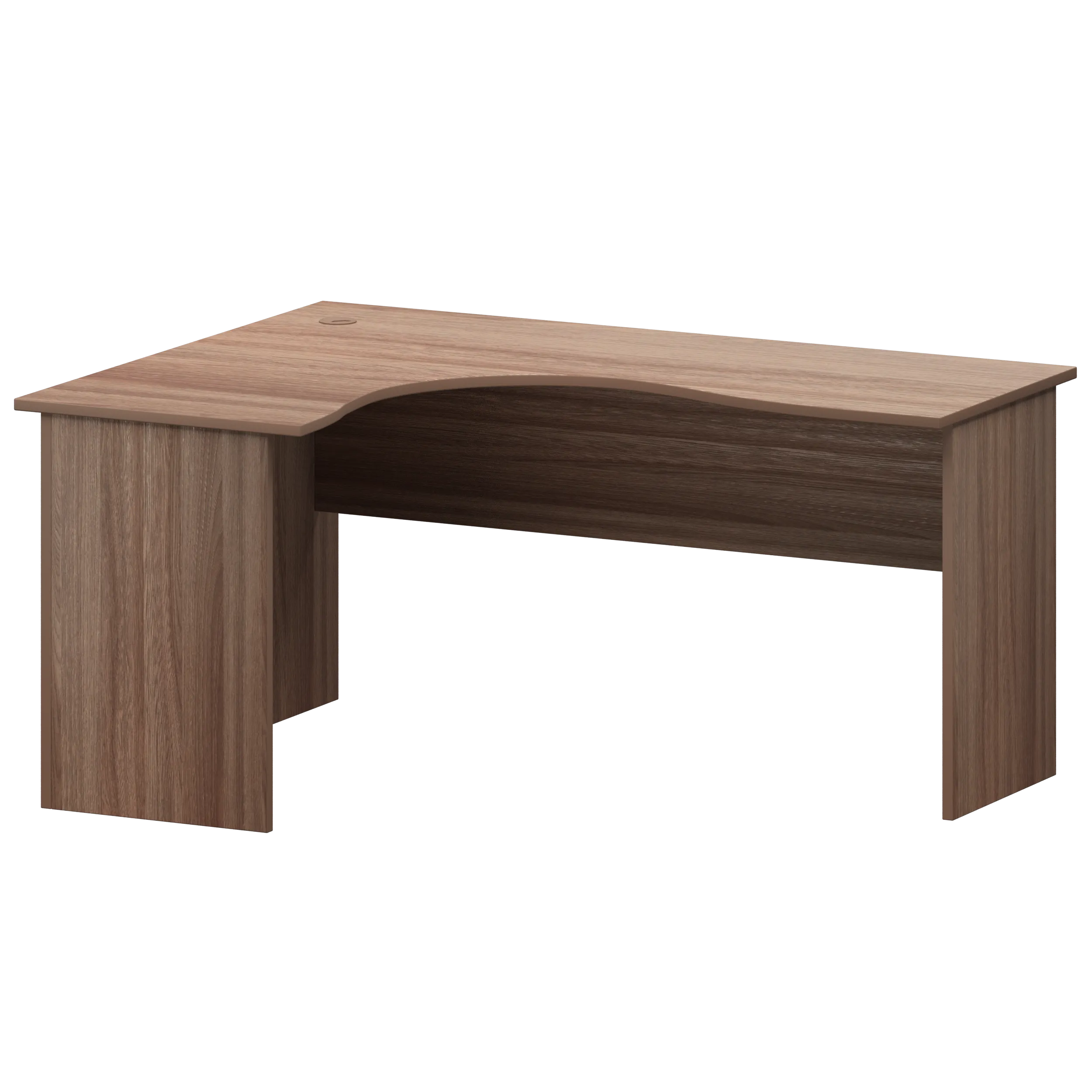 Стол криволинейный левый Арго А-206.60 L Темный шимо