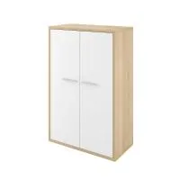 Шкаф низкий закрытый Дублин ДБ47 (акация/белый)