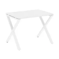 Стол рабочий на X-образных опорах VR.L-SRX-1.7 (белый брилиант/белый)