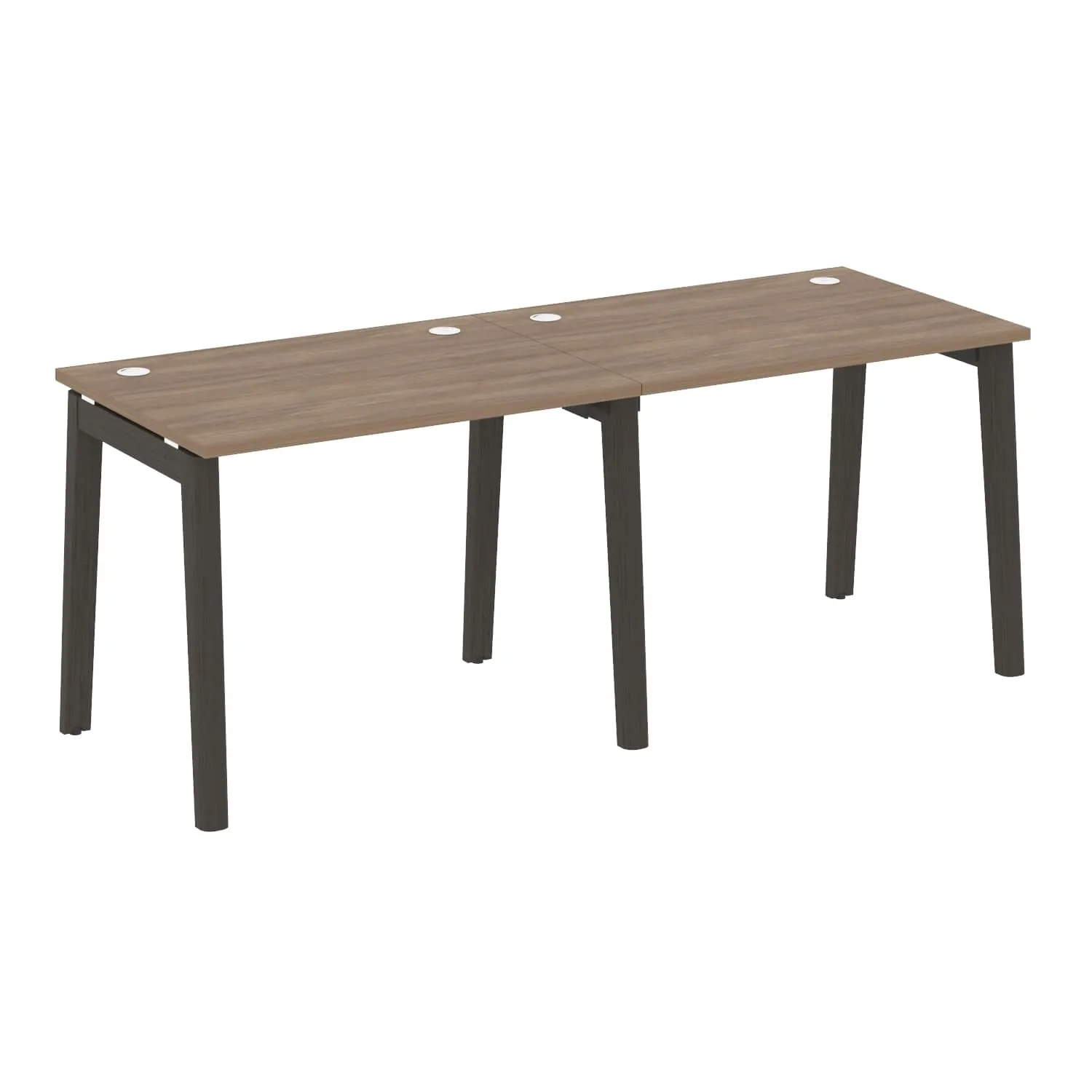 Рабочая станция (опоры - массив дерева, дуб темный) ONIX WOOD OW.RS-2.1.7