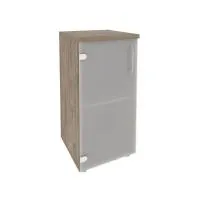 Шкаф низкий узкий левый (1 низкий фасад стекло) ONIX O.SU-3.2(L)