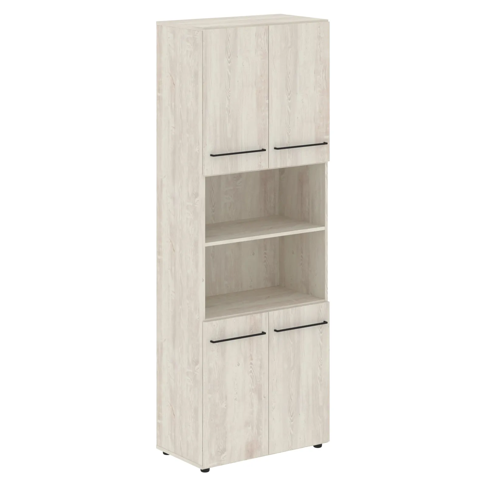 Шкаф с 2-мя комплектами глухих малых дверей, сосна Эдмонд, Loftis LHC 80.4