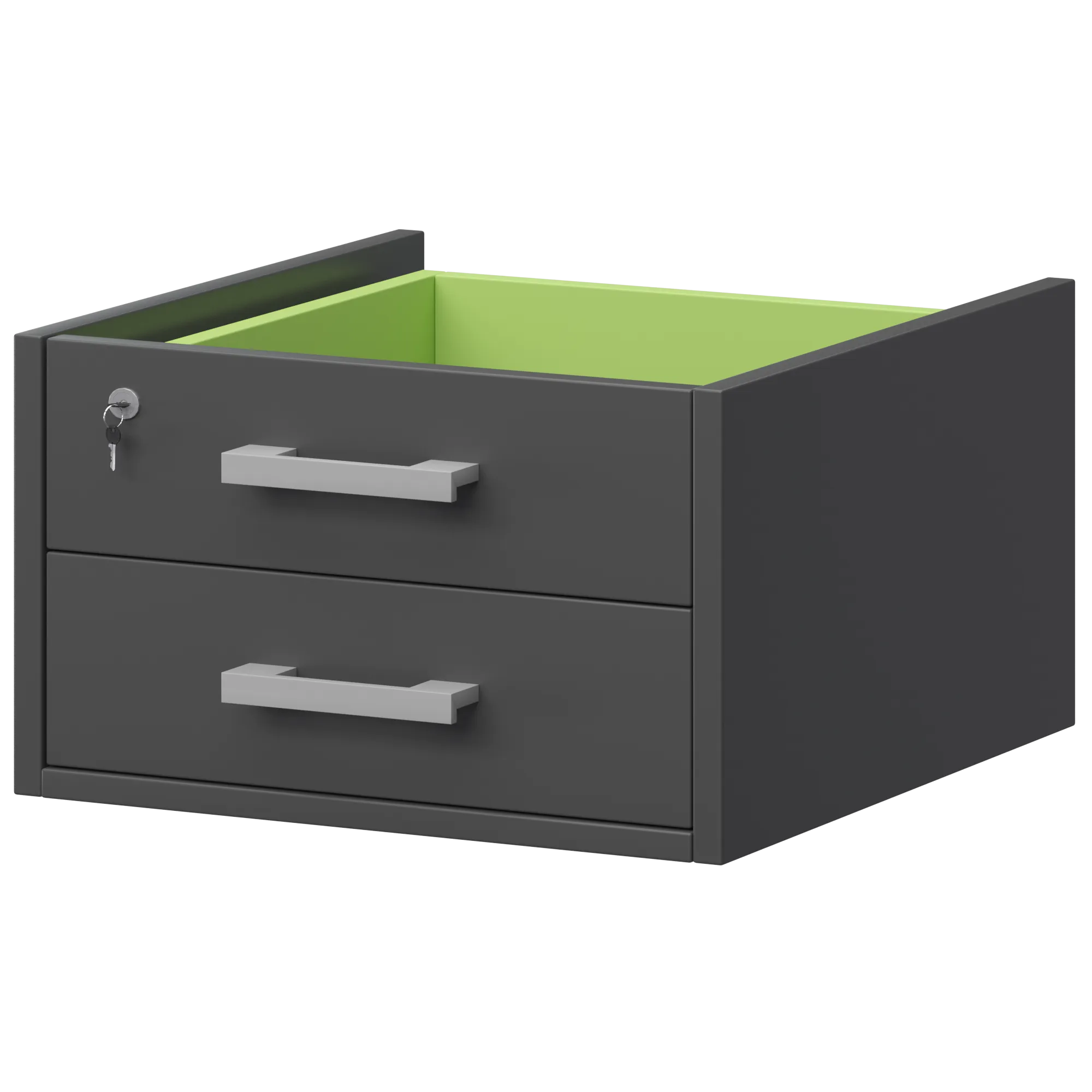 Тумба подвесная ( к столам глубиной 73см) Арго АТ-02 Антрацит