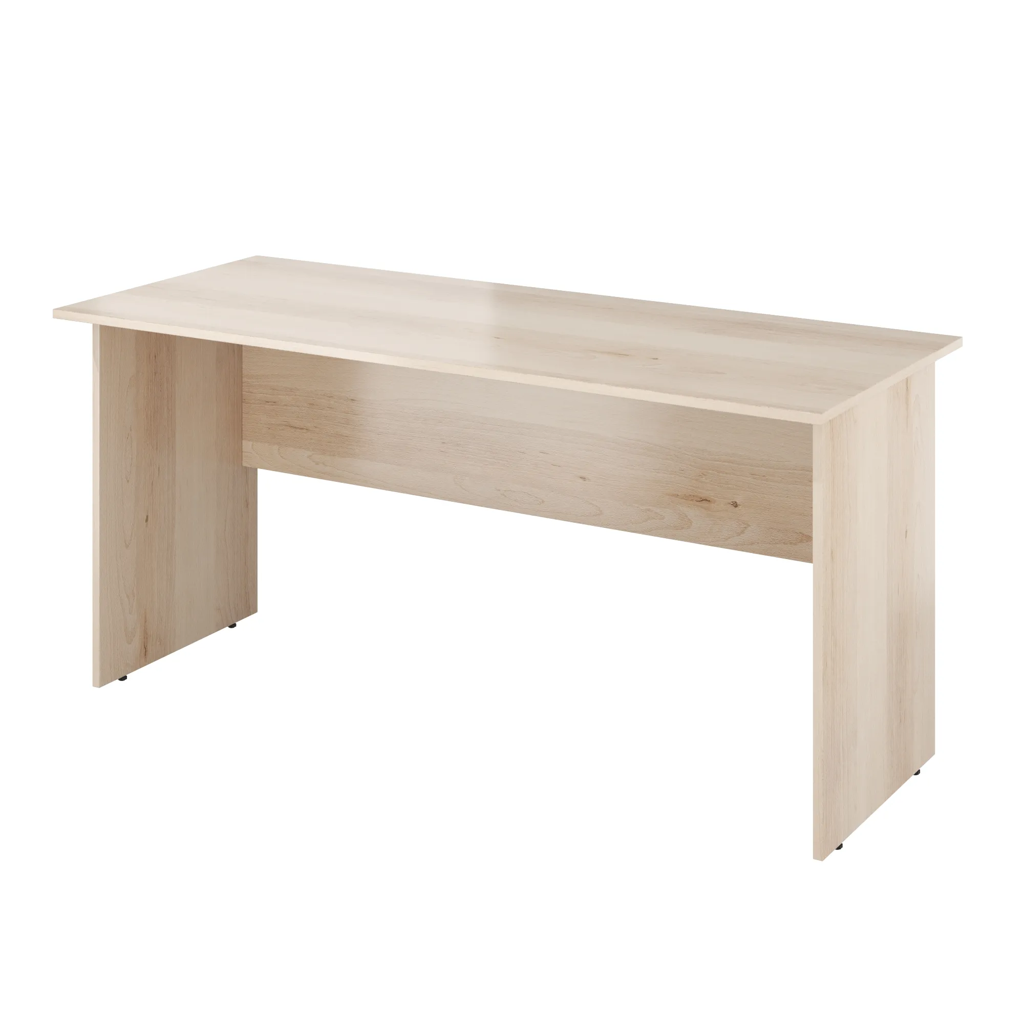 Стол офисный прямой Канцлер КЦ03.39 бук артизан перламутровый