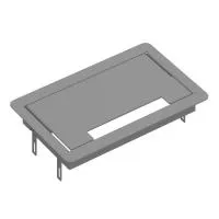 Прямоугольная заглушка кабель-канала без щеточки Xten PF-01(FB)