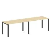 Рабочая станция на 2 раб.места на П-образном м/к БП.СМ-2.3 - Metal System