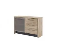 Тумба с дверью в профиле и 3 ящиками Торстон Т-12-04