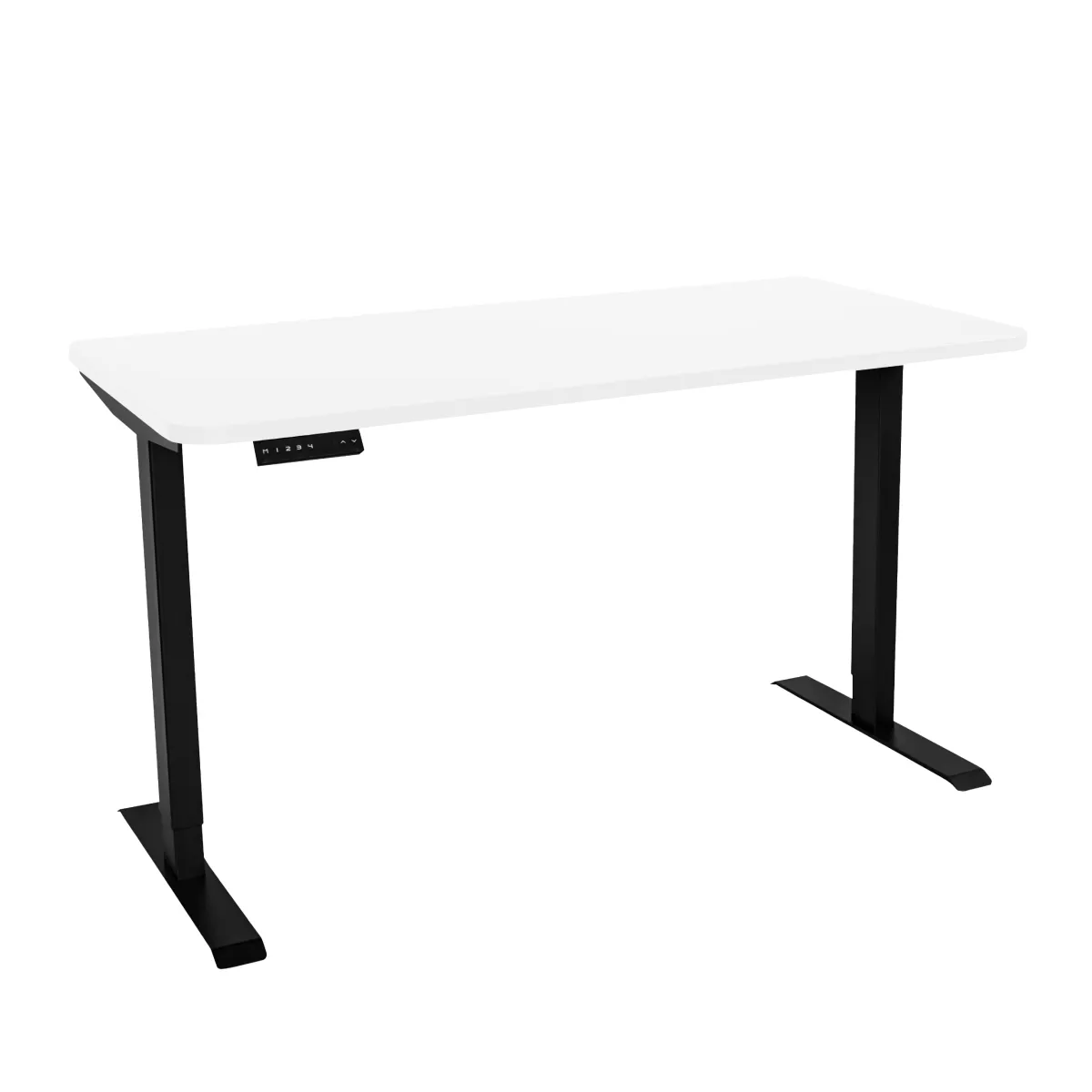 Стол с регулировкой высоты электрический LuxAlto LA-T33-2AR2 черный/белый ЛДСП 160*80*2.5