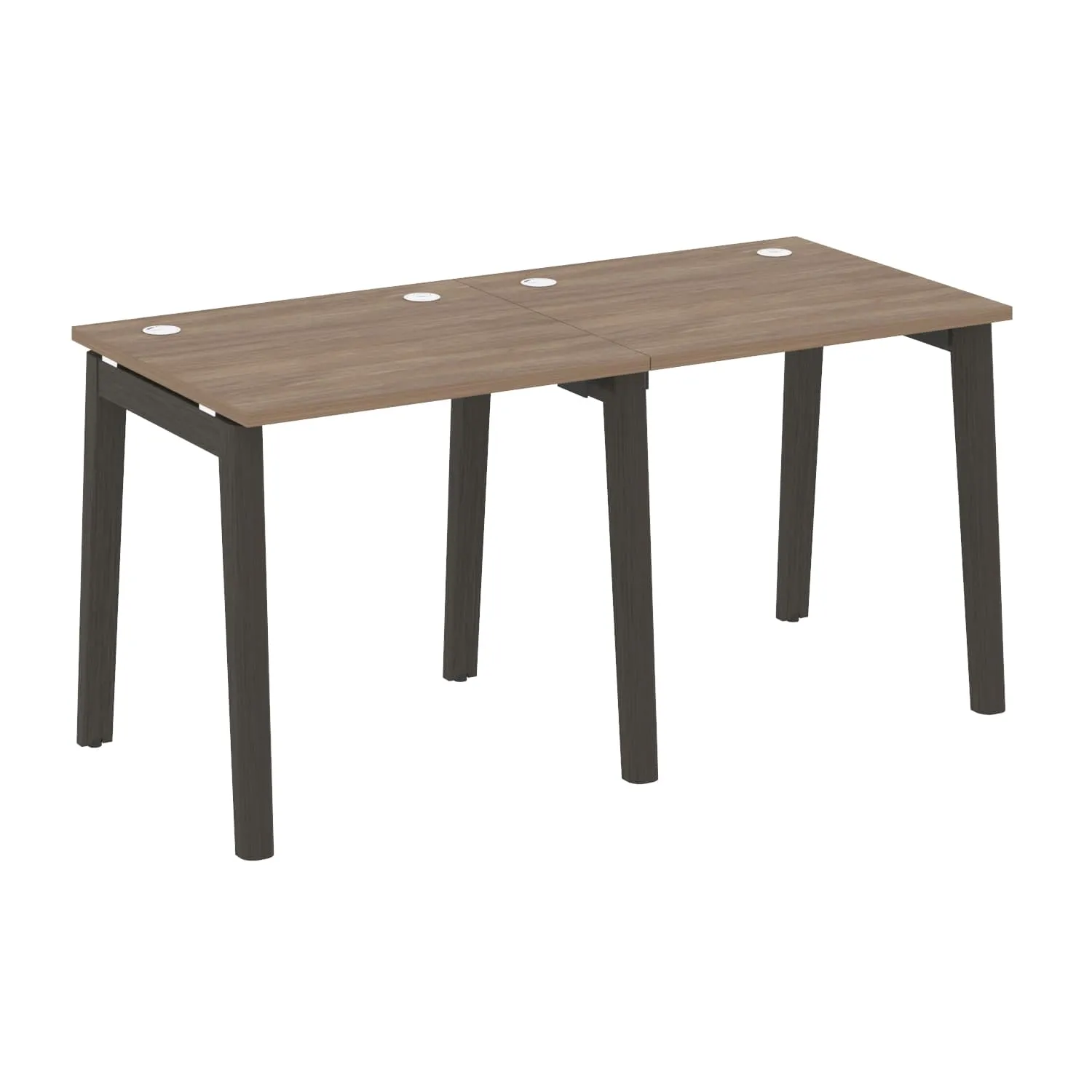 Рабочая станция (опоры - массив дерева, дуб темный) ONIX WOOD OW.RS-2.0.7