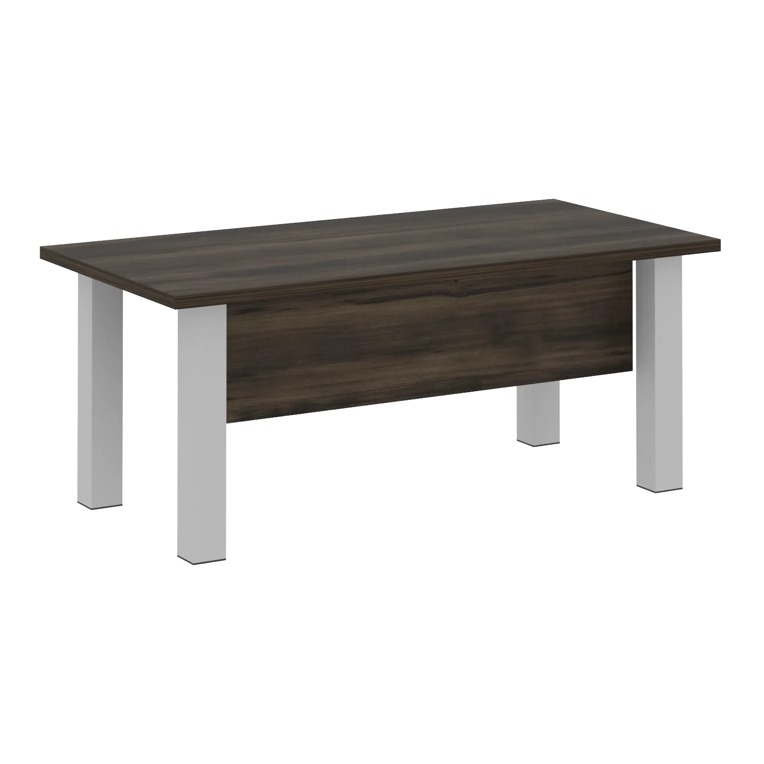 Стол руководителя прямой (опоры серые) Yalta LT.D-18.1 дуб мали