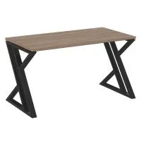 Стол рабочий на Z-образных опорах VR.L-SRZ-3.7 (дуб аризона/черный)