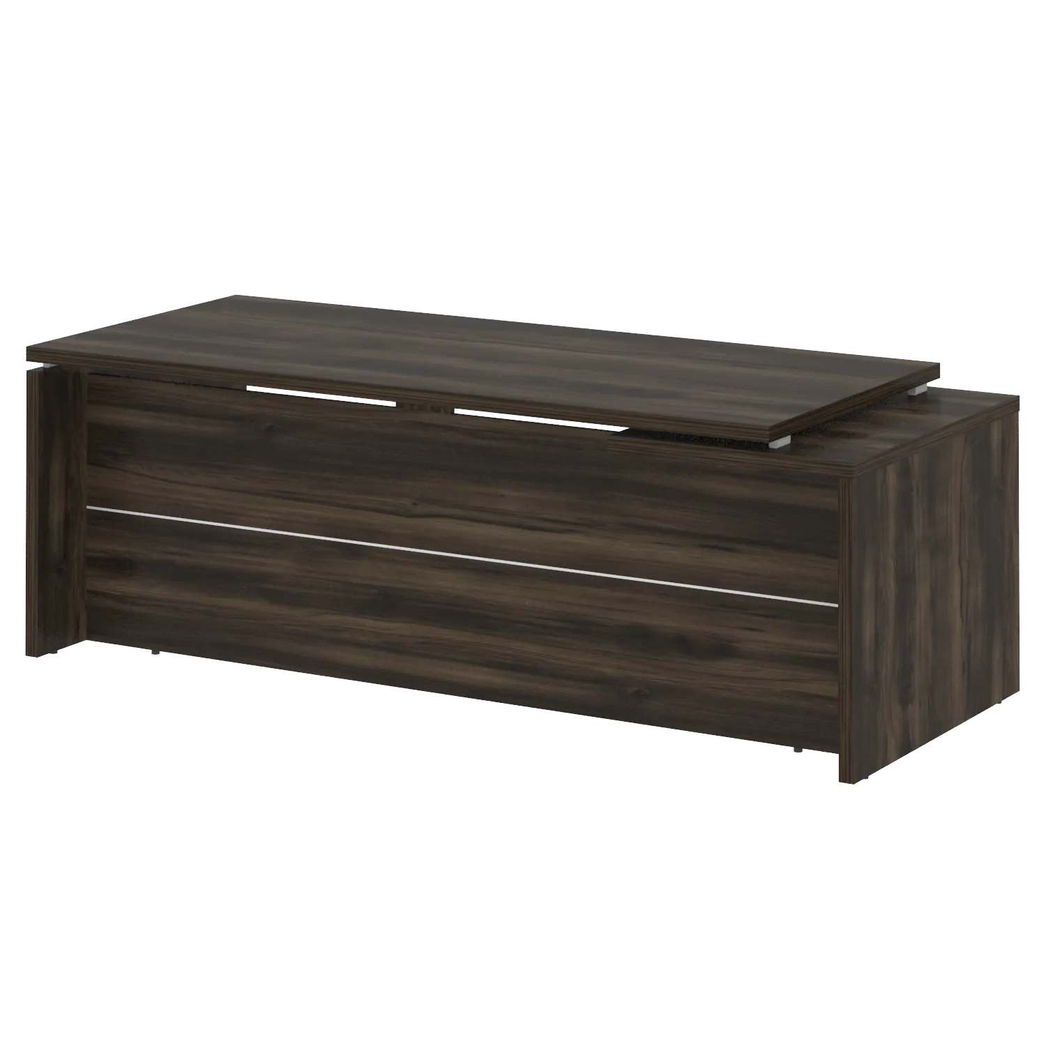 Стол руководителя прямой, левый Yalta LT.В-22 L дуб мали