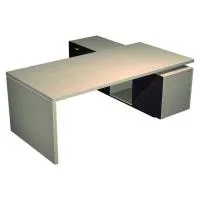 Стол руководителя с опорной тумбой левой Esperto 138-1